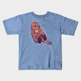 Otter Mom Kids T-Shirt